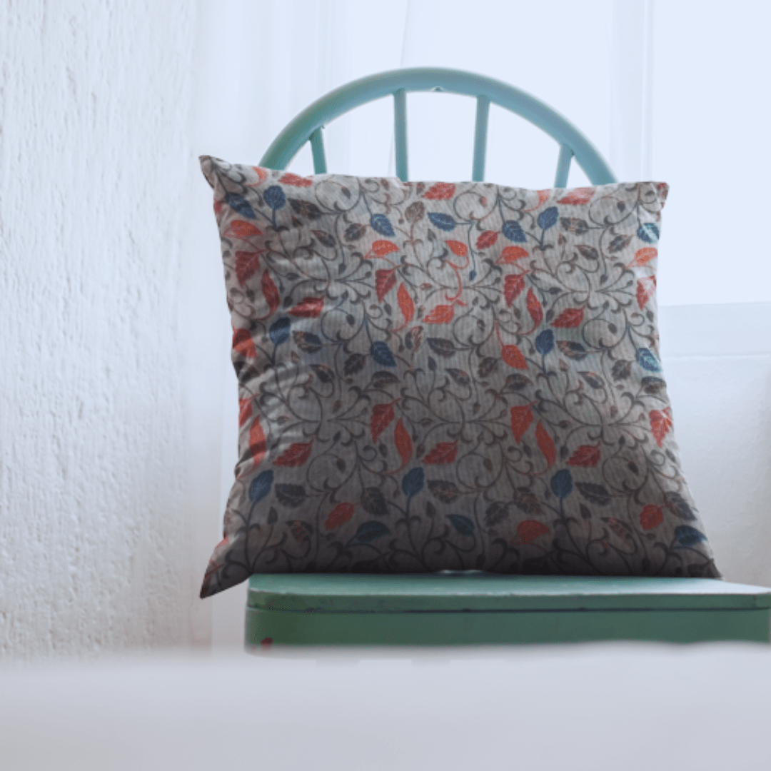 Amber Petals Cushion Cover