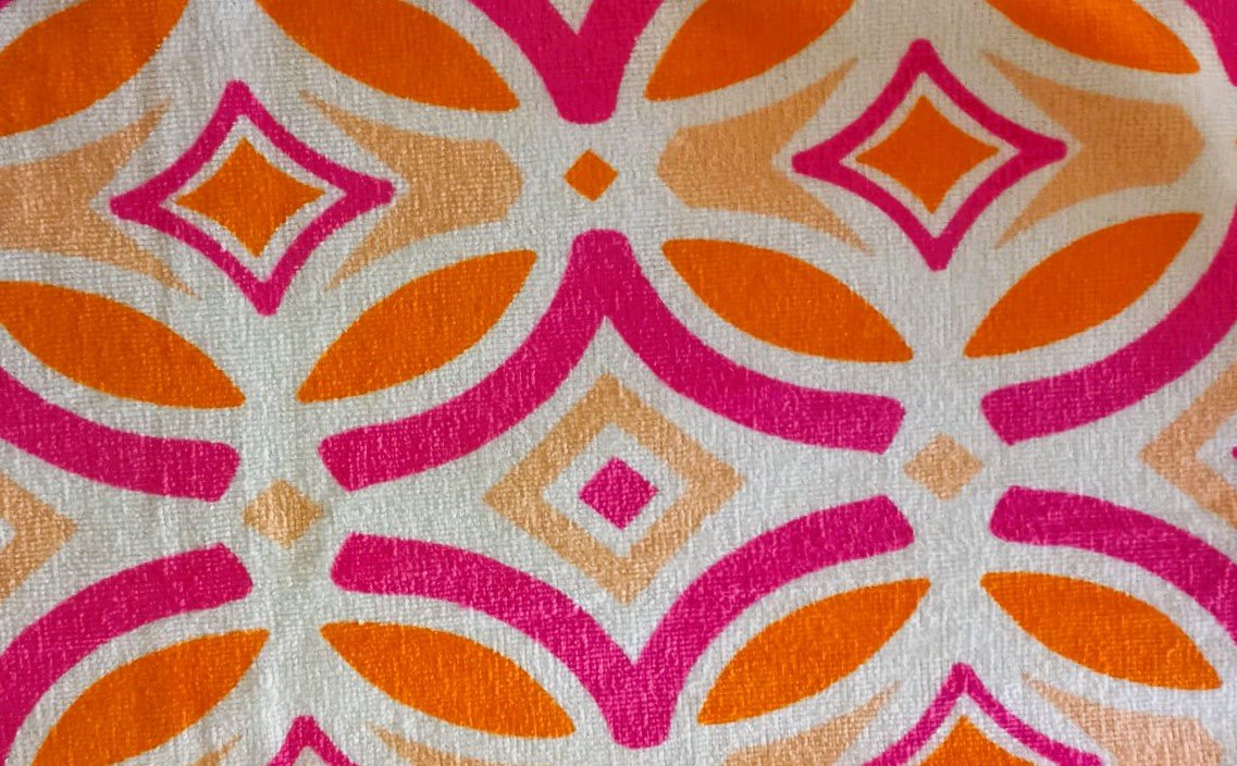 Blush Weave Printed Towels