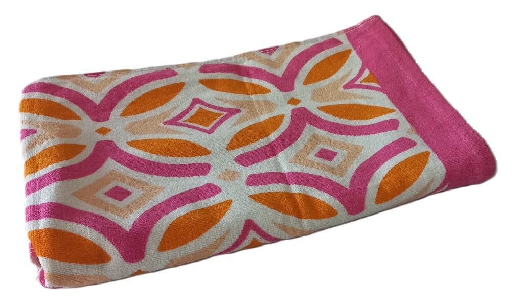 Blush Weave Printed Towels