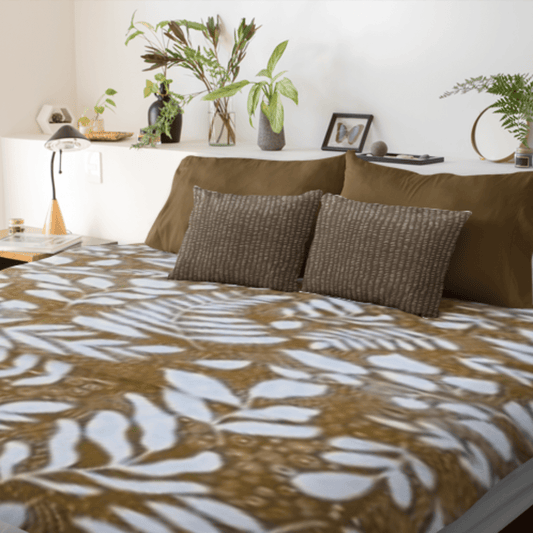 Earthy Leaf Bed Sheet