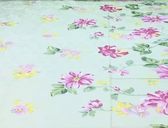 Minty Rose Bed Sheet