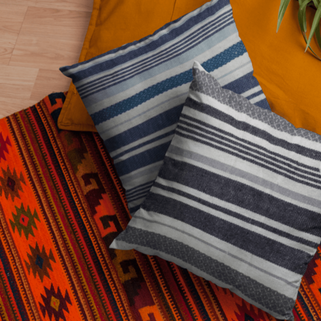 Reversible Chromatic Weave Cushion Cover