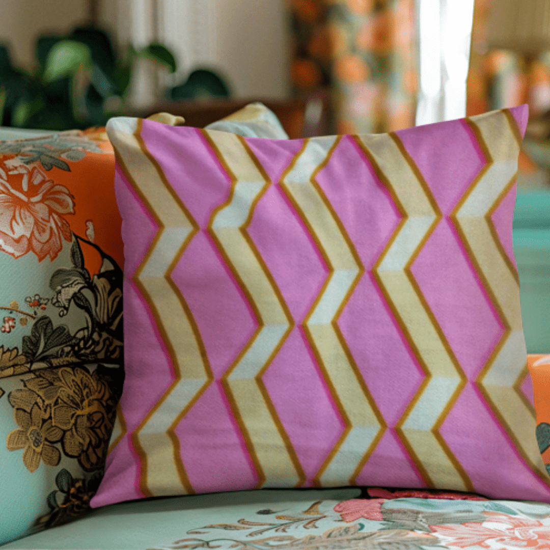 Sunny Waves Cushion Cover